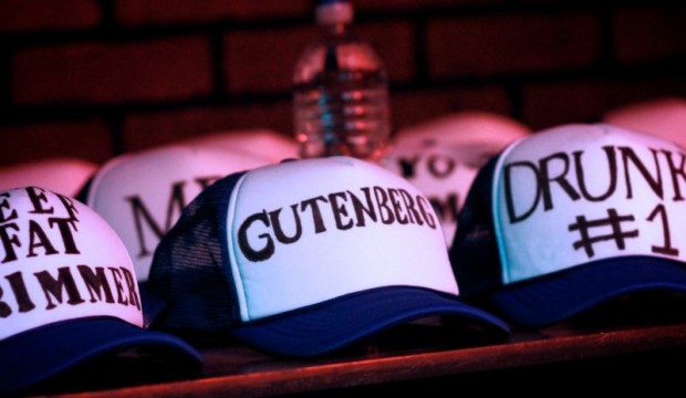 Hats Gutenberg at NextStop [photo by Jaclyn Young]